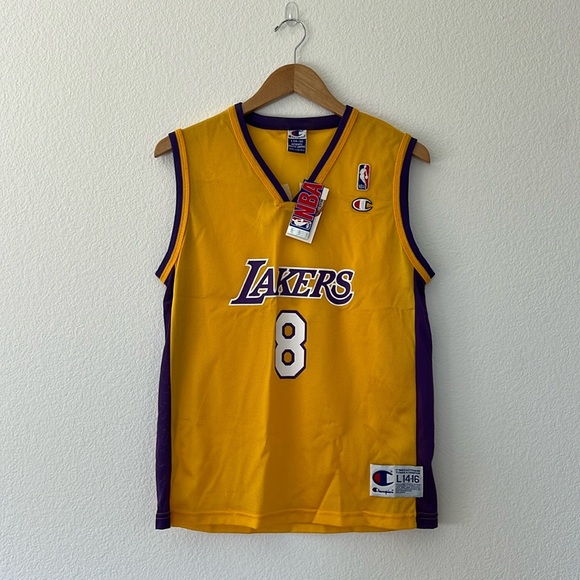 NWT Vintage Kobe Bryant Jersey size YOUTH LARGE - Picture 1 of 2
